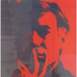 Andy Warhol lithographic print 'Self Portrait' published by Neues New York in association with the