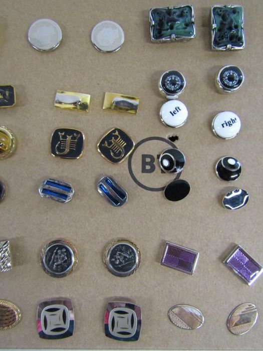 Large collection of cufflinks - Image 3 of 4