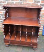 William IV / early Victorian Canterbury / buffet in mahogany