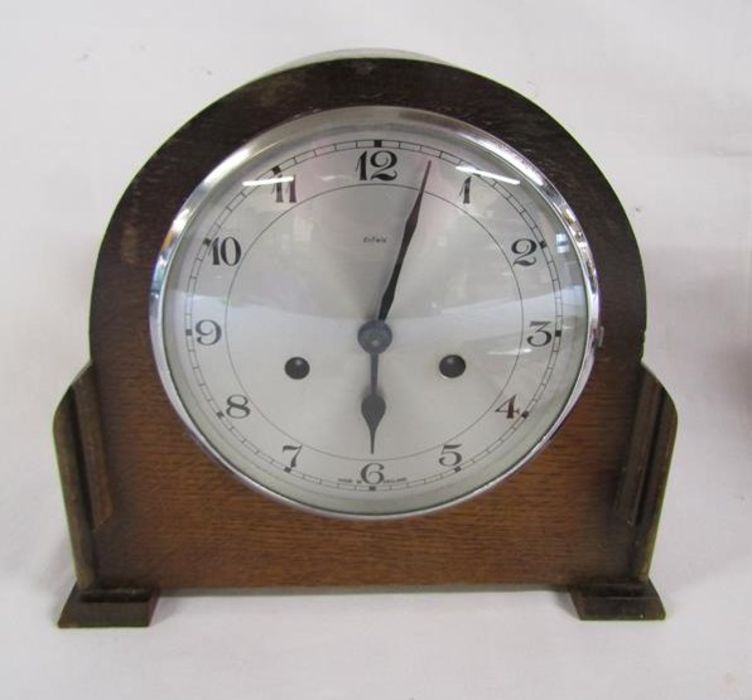 Enfield chiming mantel clock, Premier electric copper kettle and fish server set, - Image 2 of 5