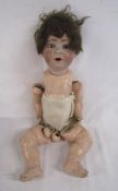 Simon & Halbig Jutta 1914 bisque head doll (not joined)