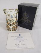 Royal Crown Derby endangered species 'Queensland Koala' limited edition 896/1000 paperweight