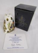 Royal Crown Derby endangered species 'Imperial Panda' limited edition 896/1000 paperweight