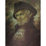 Oil on canvas depicting eighteenth century gentleman signed De Pre (Willi De Pre 1922-1995) 57.5cm x
