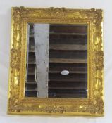 Ornate gilded mirror approx. 80.5cm x 70cm