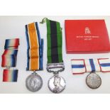 British War medal 1914-18 & India General Service medal with Afghanistan N.W.F 1919 clasp awarded to