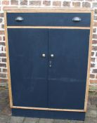 Modern oak linen press / storage cupboard / side cabinet