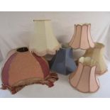 Selection of lamp shades