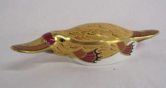 Royal Crown Derby Signature Edition Duck-Billed Platypus paperweight