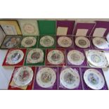 Collection of Royal Doulton collector's plates 'Valentines' and 'Christmas' and Wedgwood Vickers