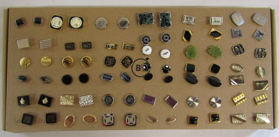 Large collection of cufflinks