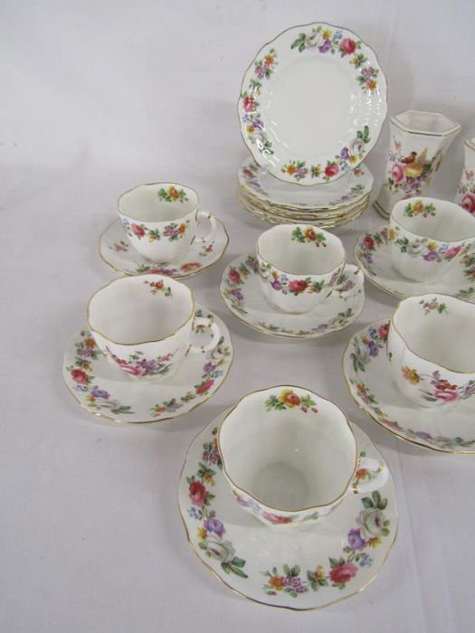 Royal Crown Derby 'Derby Posies' cups, saucers, coffee cans, vases etc - Image 2 of 4