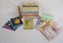 Collection of cake decorating books