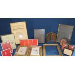 Selection of small empty picture / photograph frames