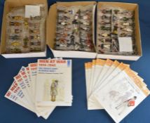 Collection of Del Prado soldiers 'Men At War 1918-1945' & 'Neapolitan At War' with booklets
