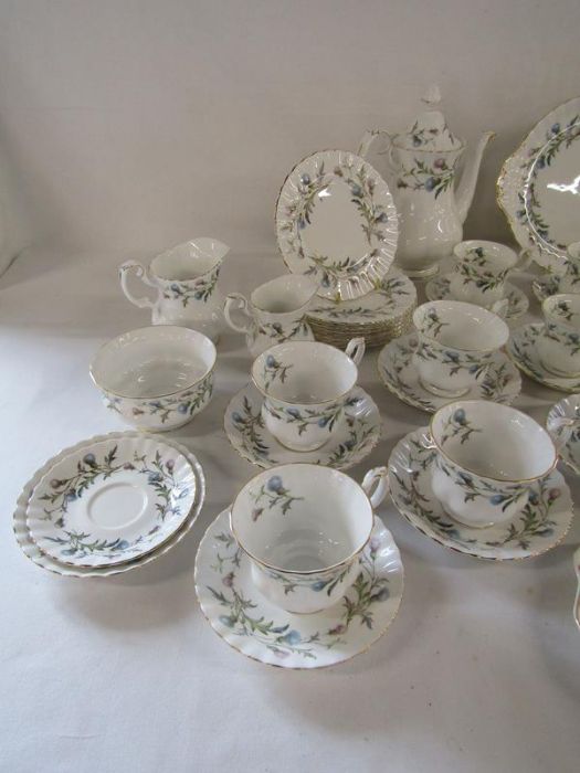 Collection of Royal Albert 'Brigadoon' includes coffee set and cake plate also Duchess 'June - Image 2 of 7