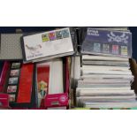 Large selection of First Day Covers & mainly GB stamps on sheets
