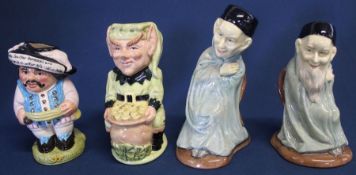 4 limited edition Royal Doulton Toby jugs: The Spook & The Bearded Spook (145 / 500 with