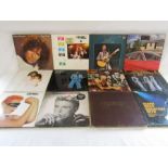 Collection of records - The Police, Rod Stewart, David Bowie, Carpenters etc