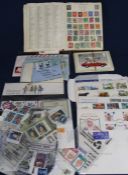 20th century album of World stamps, First Day Covers & loose stamps