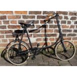 British made fairy cycle with spoon brake and solid tyres c1920/30s, possibly Triang