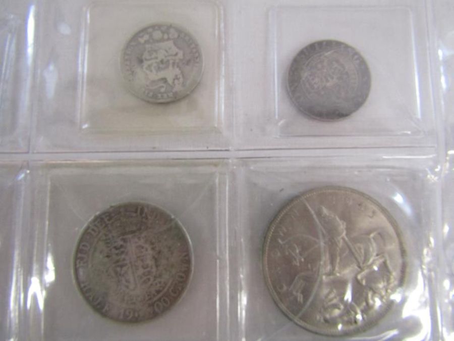 Collection of Queen Victoria and King George V and III coins includes 1893 one shilling, 1826 - Image 7 of 33