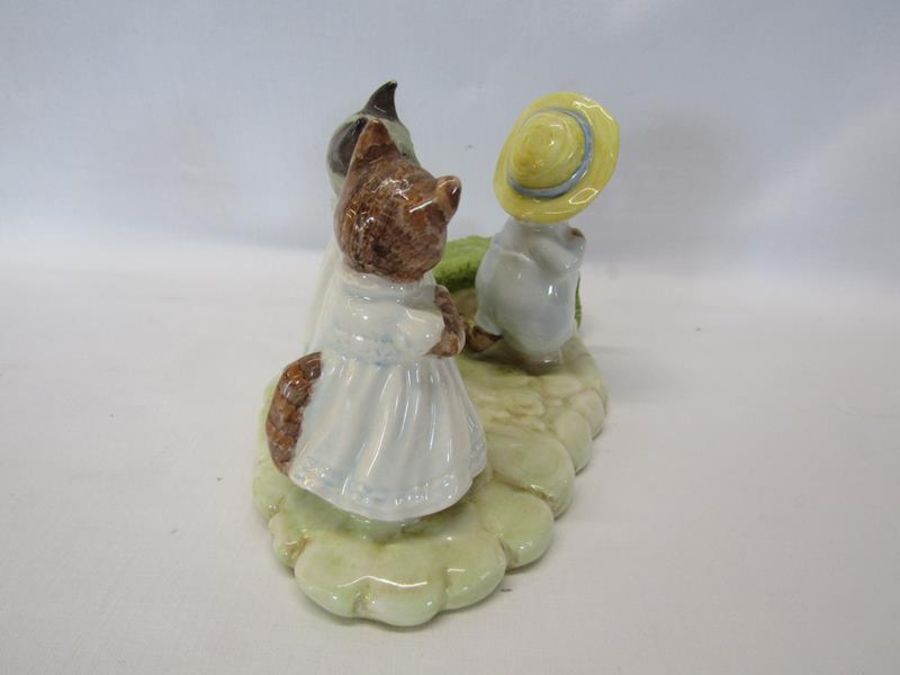 3 Beswick Beatrix Potter tableaus: Mittens Tom Kitten & Moppet (Annual Collectors piece), Hiding - Image 15 of 16