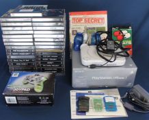 Sony Play Station One SCPH102 & quantity of games, additional controller, 3 memory cards etc.