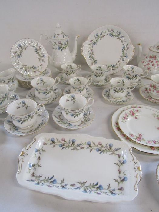 Collection of Royal Albert 'Brigadoon' includes coffee set and cake plate also Duchess 'June - Image 3 of 7