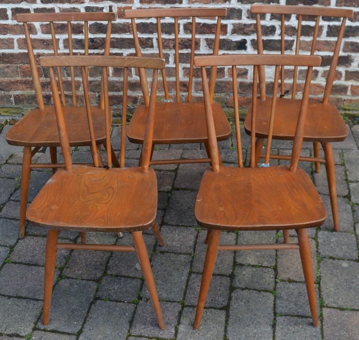 5 Ercol dining chairs
