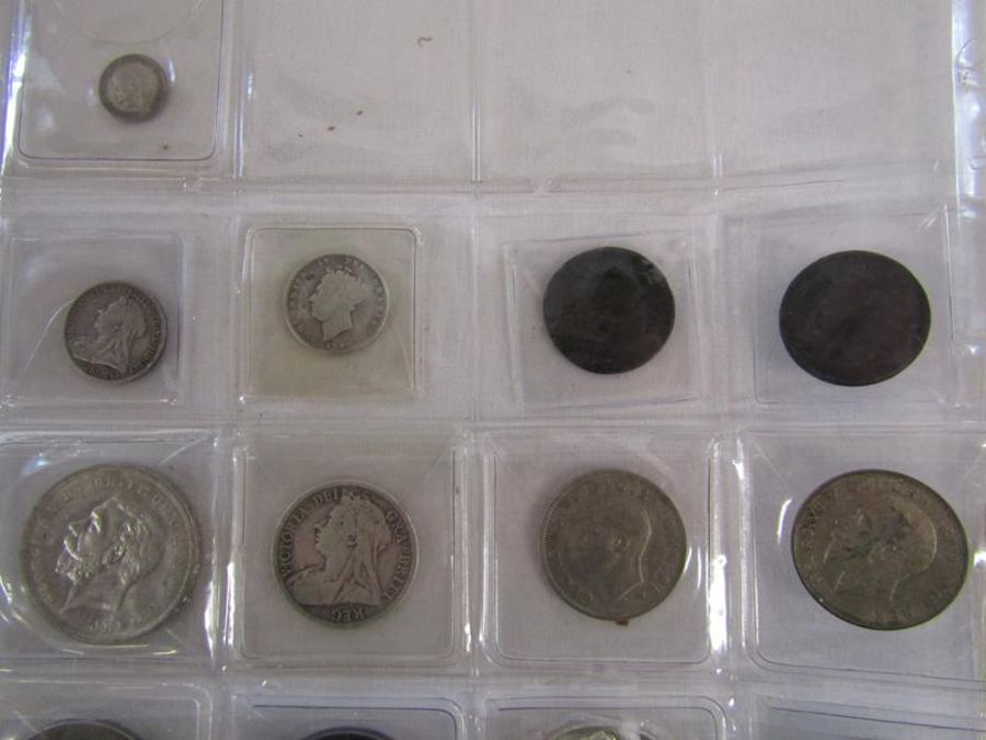 Collection of Queen Victoria and King George V and III coins includes 1893 one shilling, 1826 - Image 3 of 33