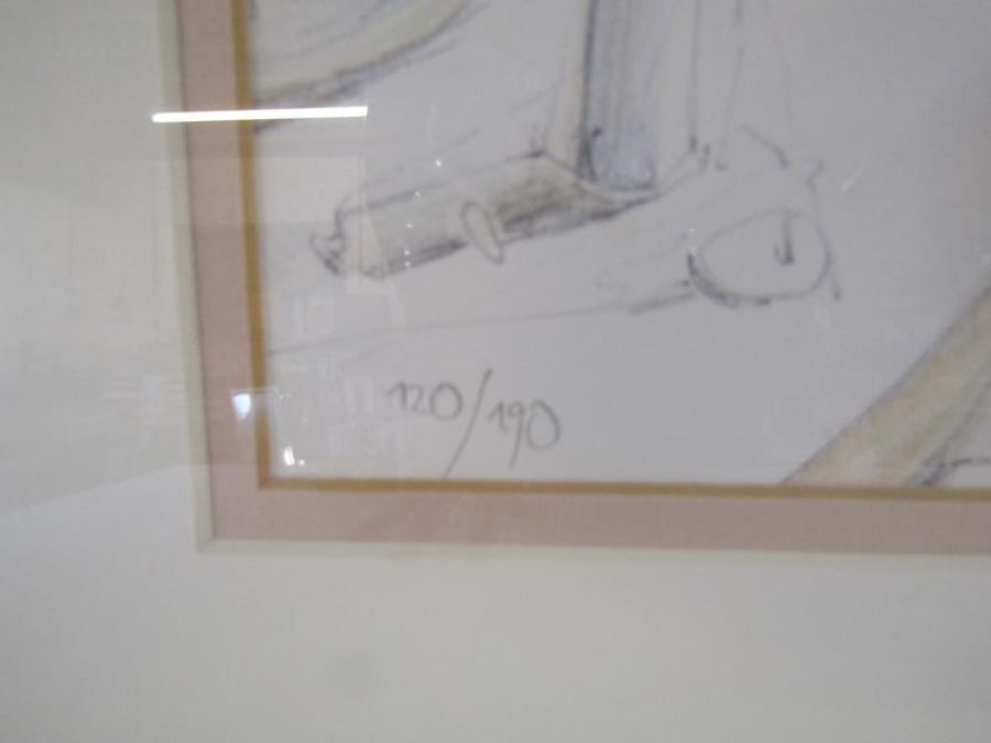 Limited edition 120/190 print 'Opus III' of a lady draped against another figure and Jaoni (Hans - Image 2 of 8