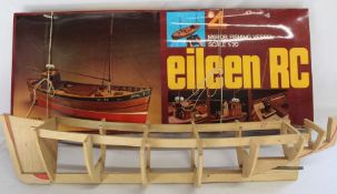 Artesania Latina model Motor Fishing Vessel Eileen / RC 1:20 with part built hull