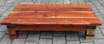 Jali wood coffee table