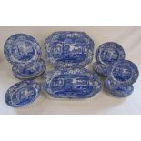 Copeland Spode old and new plates includes 2 serving plates and a bowl