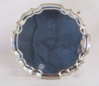 J B Chatterley and Sons Birmingham 1964 silver salver approx. 15.5cm dia. - total weight 5.22ozt