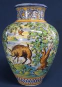 Large maiolica vase 32cm tall