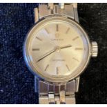 Omega Ladymatic ladies wristwatch in a steel case & strap