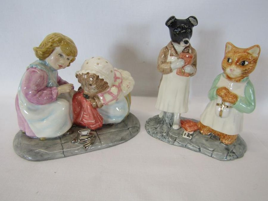 2 Beswick Beatrix Potter tableaus - Ginger & Pickles 1923 / 2750 & Mrs Tiggy-winkle & Lucie 389 / - Image 2 of 12