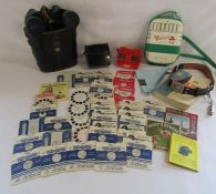 Asahi Pentax binoculars, Hero Accordion, The Girl Guides guiding book, belt (with whistle
