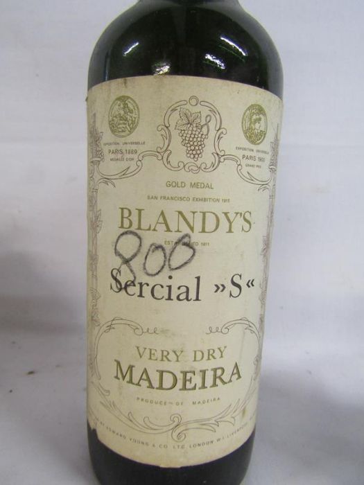 Blandy's gold medal Special S very dry Madeira and Blandy's superior old rich BUAL Madeira with - Image 3 of 7