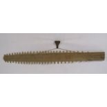 Sawfish Rostrum/bill approx. 69.5cm long with CITES certificate 630572/01