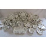 Collection of Royal Albert 'Brigadoon' includes coffee set and cake plate also Duchess 'June