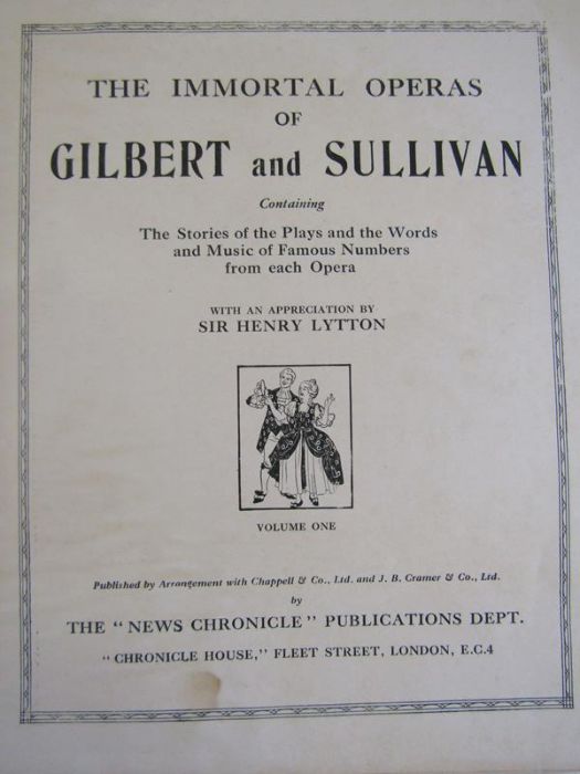 The Immortal Gilbert and Sullivan Operas containing the words and music of famous numbers from - Image 5 of 5