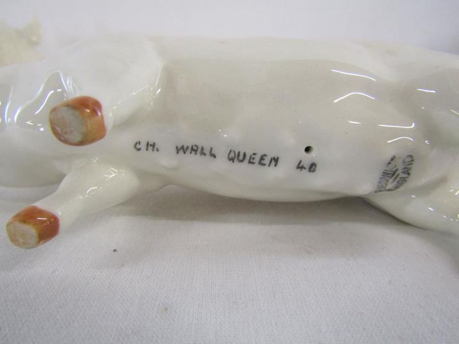 Beswick pigs 'CH. Wall Queen 40' and 'CH Wall Champion Boy 53' - Image 5 of 6