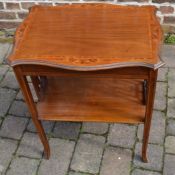 Edwardian inlaid occasional table