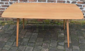 Ercol or Ercol type (label removed) dining table