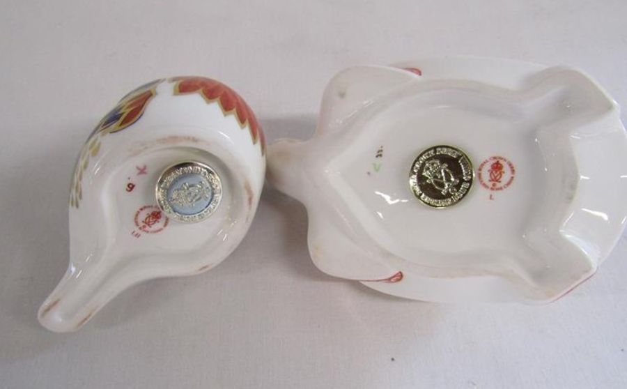 Royal Crown Derby paperweights - Robin and Imari Tortoise - Image 5 of 5