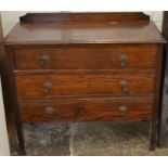 Early 20th century oak chest of drawers