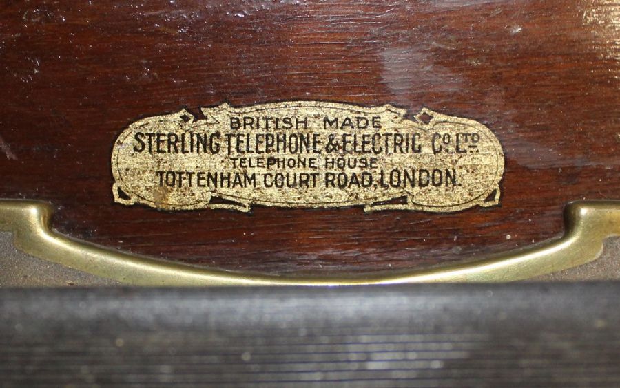 c1920 British made Sterling telephone with bell box - Image 2 of 2